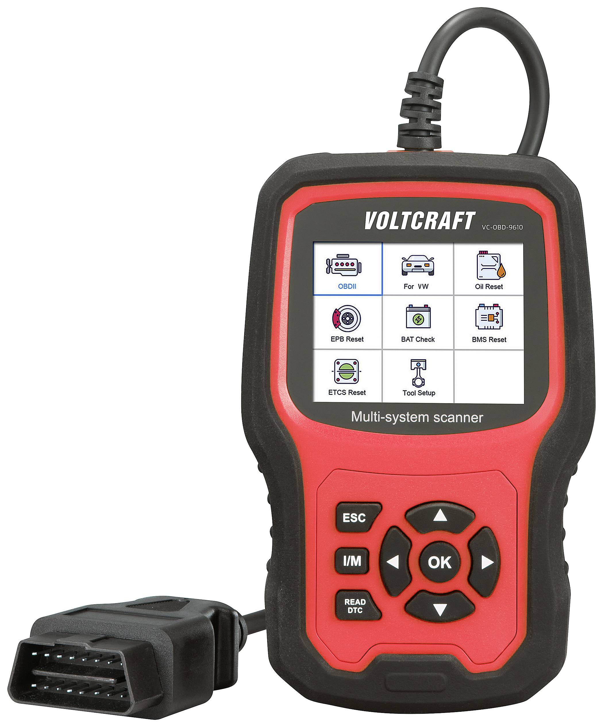 VOLTCRAFT VC-OBD-9610 OBD II diagnostics tool VC-13097390