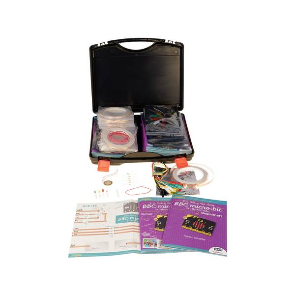 Joy-it EA-Micro-Bit-V2-RK Electronic Adventure "Die Reise mit dem micro:bit" V2 - Refill Kit BBC micro:bit, Arts & Crafts, Electronic circuits, Electronics, Semiconductor, Science, Internet of Things, STEM, Programming Course material 8 years and over Box