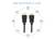 High-speed HDMI 2.1 cable with features such as 3D, HDR, 21:9, HEC, UHD. Two black plugs, surrounded by functional symbols.