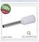 '100x 0.5mm²' on green circle. Image of a white cable lug with metal tube. Packaging bears logo and article number '22C425'.