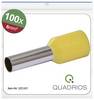 Quadrios 22C431 Ferrule 6 mm² Partially insulated Yellow 1 Set Package