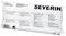 'Severin' Vacuum Sealer Roll, white, 22.5 cm x 3 m. Packaging label with product information and instructions for use.