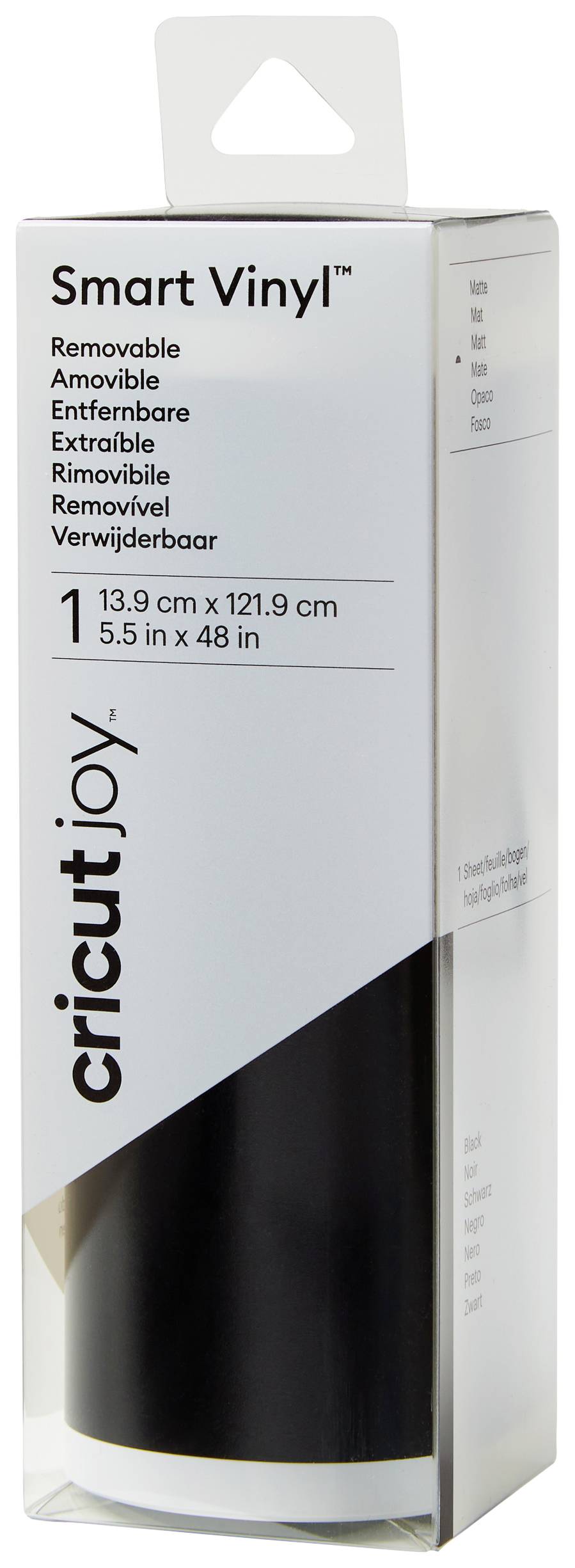 Image of Cricut Smart Vinyl Removable Film Black