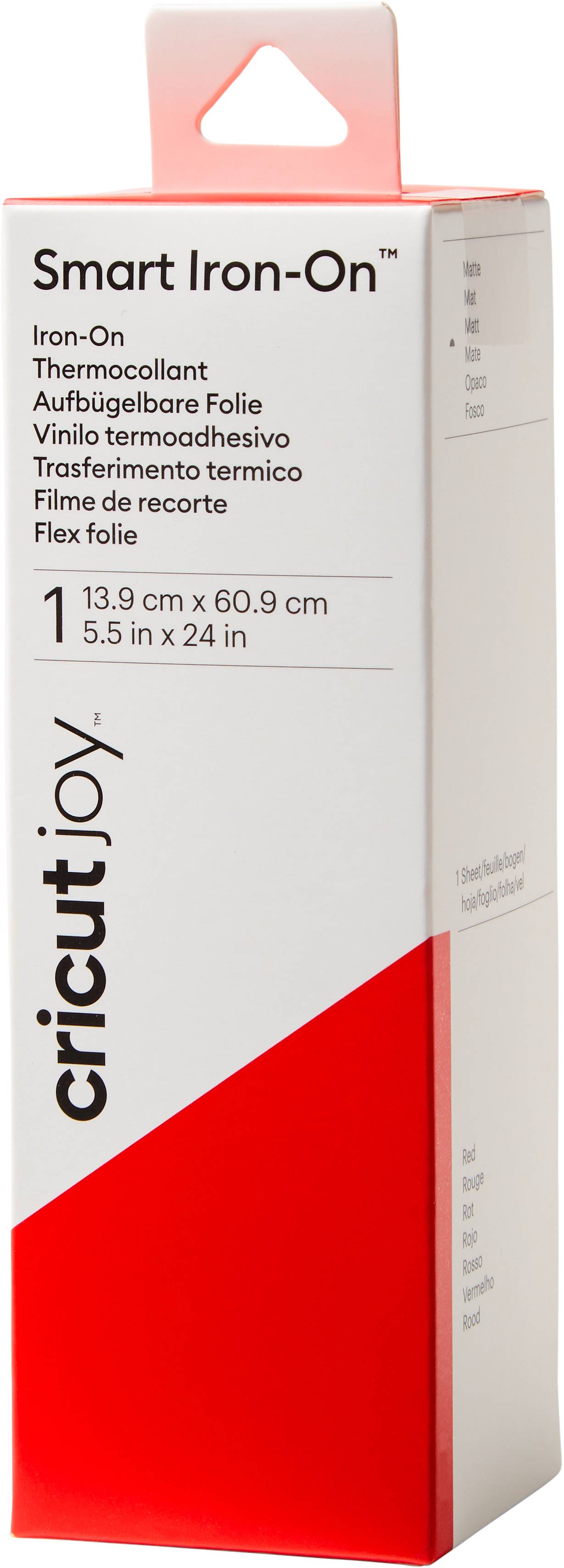 Image of Cricut Joy Smart Iron-On Film Red