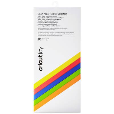 Buy Cricut Joy Smart Sticker Cardstock Coloured card Yellow, Red, Flowers,  Light green, Satsuma
