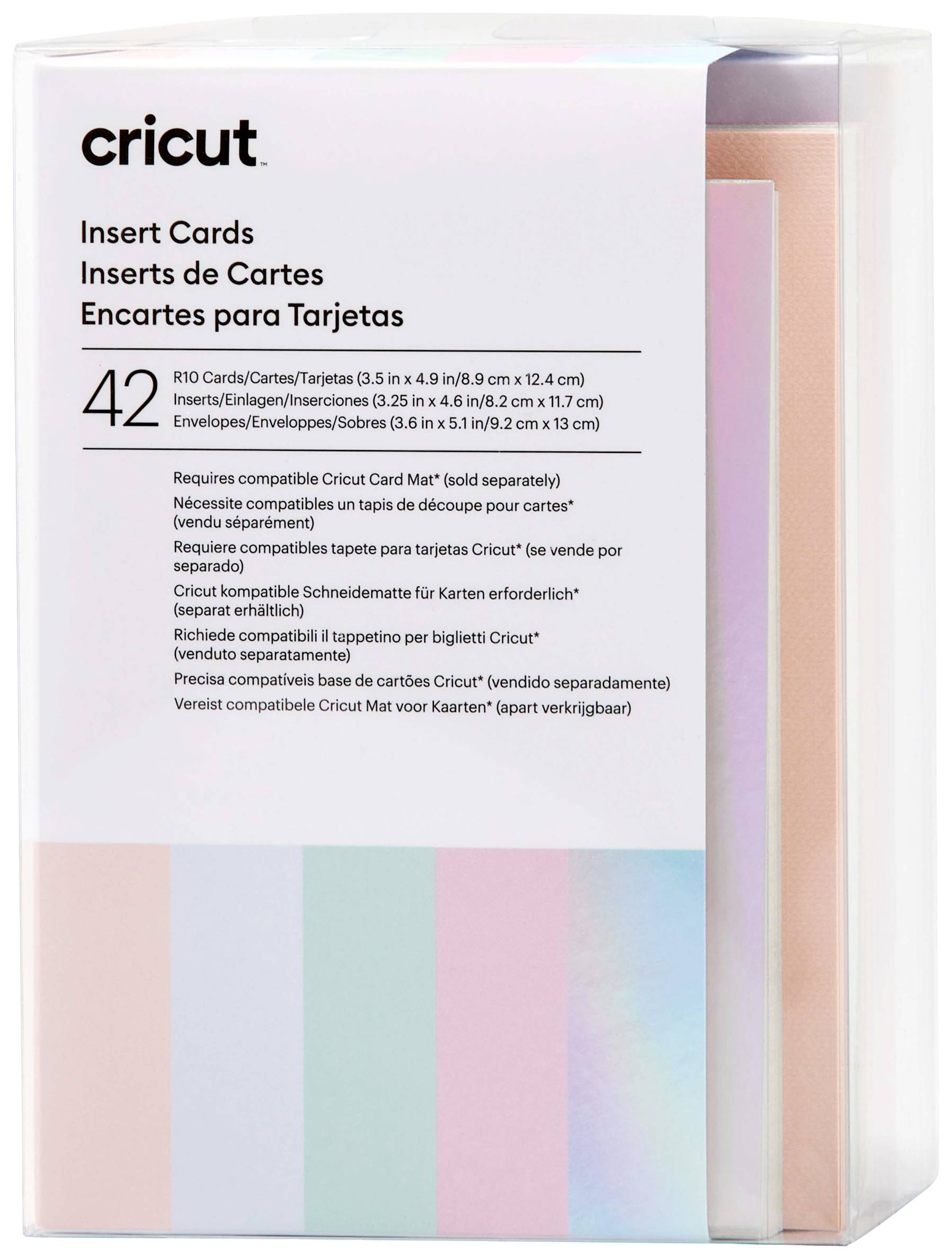 Image of Cricut Insert Cards Princess R10 Card set Tulip blue, Powder