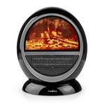 NEDIS HTFA21BK ceramic fan heater with realistic flame effect