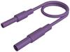 Hirschmann Test & Measurement MAL S GG-B 100/2,5 vi Safety test lead 4 mm safety plug 4 mm safety jack 100 cm Violet 1 pc(s)