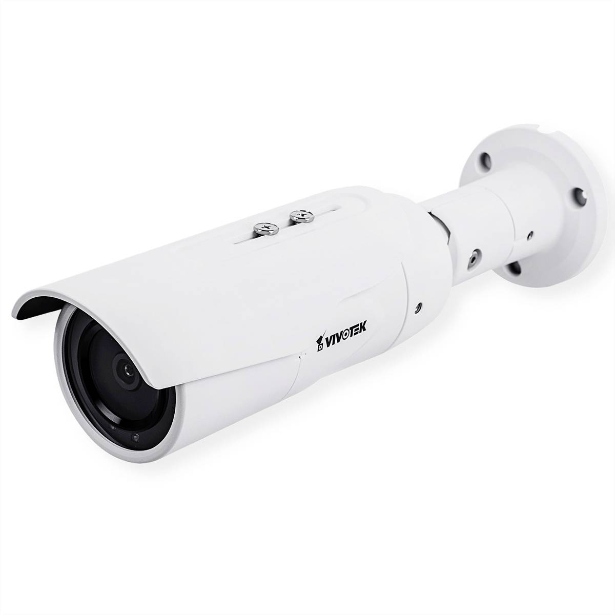 Security camera, mounted on a wall, ready for outdoor surveillance.