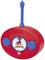 Red toy controller with a blue lever and two buttons, decorated with a 'Spidey and His Amazing Friends' logo.