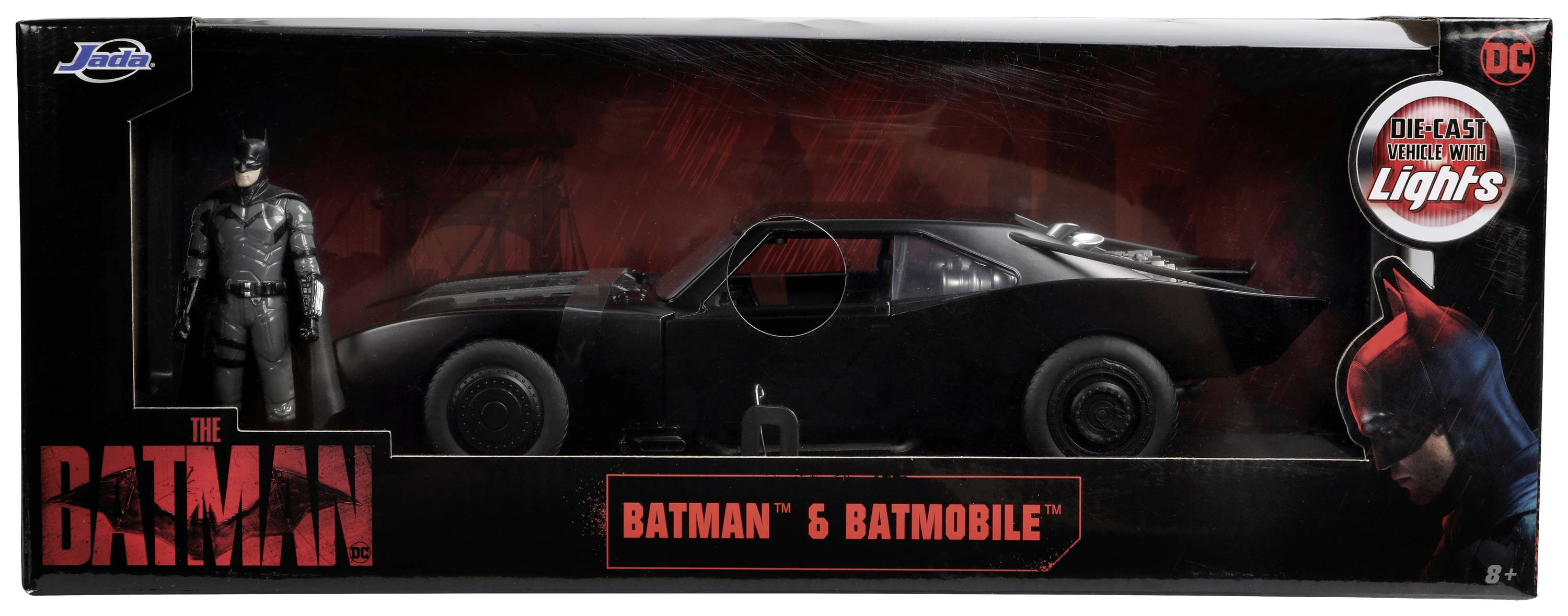 その他 BATMOBILE Jada toys Jadatoys 1:18 Batmobile with Batman figure Movie The Batman
