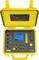 Yellow C.A 6549 Megohmmeter with display and controls for measuring resistance values in electronic and electrical equipment.