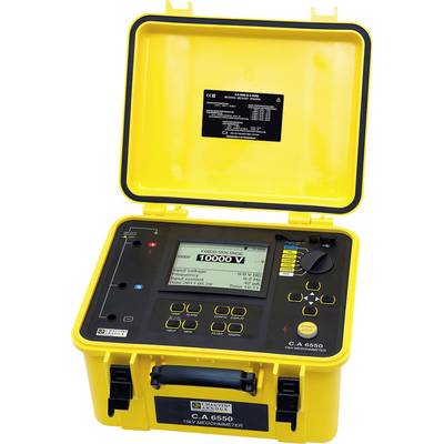 Chauvin Arnoux C.A 6550 Insulation tester 500 V, 1000 V, 2500 V, 5000 V, 10000 V 25 TΩ