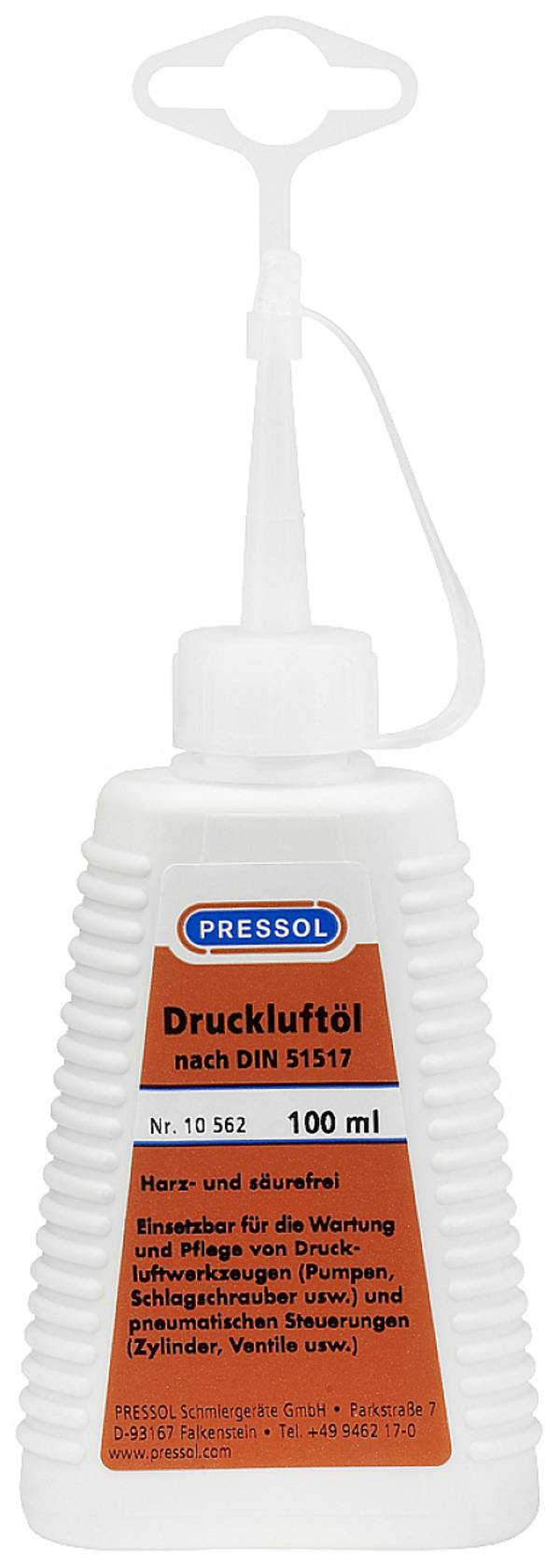 Pressol 10 562, 100 ml Oil for compressed air tools  100 ml