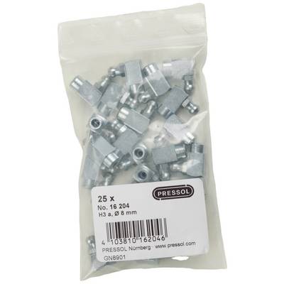 Bags of 25 metal screws by Pressol, No. 16 204, 8 mm diameter.