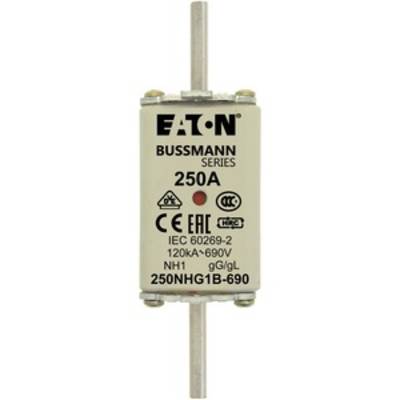 Eaton 160NHG1B-690 NH fuse with blown fuse indicator Fuse size = 1 160 A 690 3 pc(s)-1