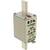 'Securing the Eaton Bussmann brand fuse, Type 160NHG1B-690, 160 Amperes, with CE marking and other technical specifications on the surface.'
