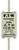 A cylindrical fuse insert from Eaton Bussmann Series with the marking '250A', suitable for voltages from 120kA-690V.
