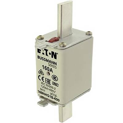 'Fuse protection unit, Eaton Bussmann Series, 160A, suitable for low-voltage applications, with CE and EAC certification.'