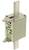 An 80A NH fuse link with metal contacts and a plastic housing. Printed marking shows Eaton brand, CE and RoHS symbols.