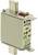 Fuse, Eaton Bussmann Series, 80A. Rectangular housing with metal contacts at top and bottom, CE and IEC symbols.