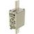 Bussmann series fuse rated at 160A, suitable for IEC 60269-2. Rectangular shape with metal contacts at the top and bottom.