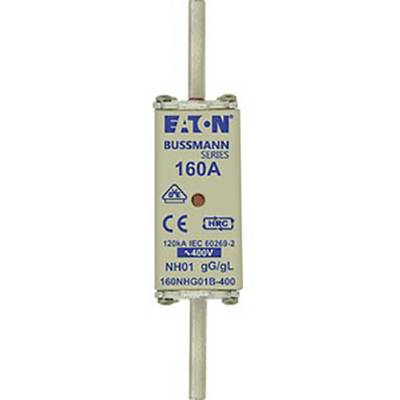 Eaton Bussmann series fuse, 160A, with CE marking.