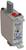 A high-current fuse rating of 100A with CE marking. Printed marking: 'E-RED' and manufacturer's logo.