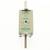 Fuse with the marking 'Bussmann 125A'. Suitable for 500V, CE certified.