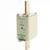 A Bussmann NH safety fuse with 125A rated current, suitable for 500V. High switching capacity, in accordance with IEC standards.