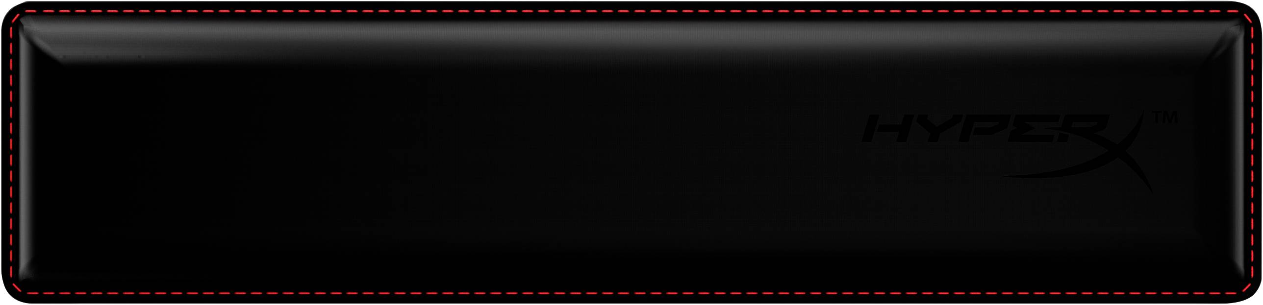HyperX Wrist Rest TKL Gel wrist support mat Black