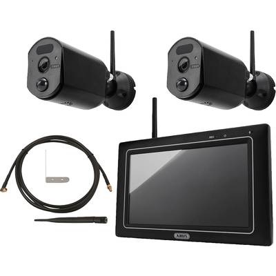 ABUS  PPDF17000 + PPDF17520 + TVAC17 RF-CCTV camera set 4-channel incl. 2 cameras 2304 x 1296 p  2.4 GHz