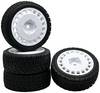 Reely 1:10 Road version, Sports car, Offroad Complete wheels Rally RA White 4 pc(s)