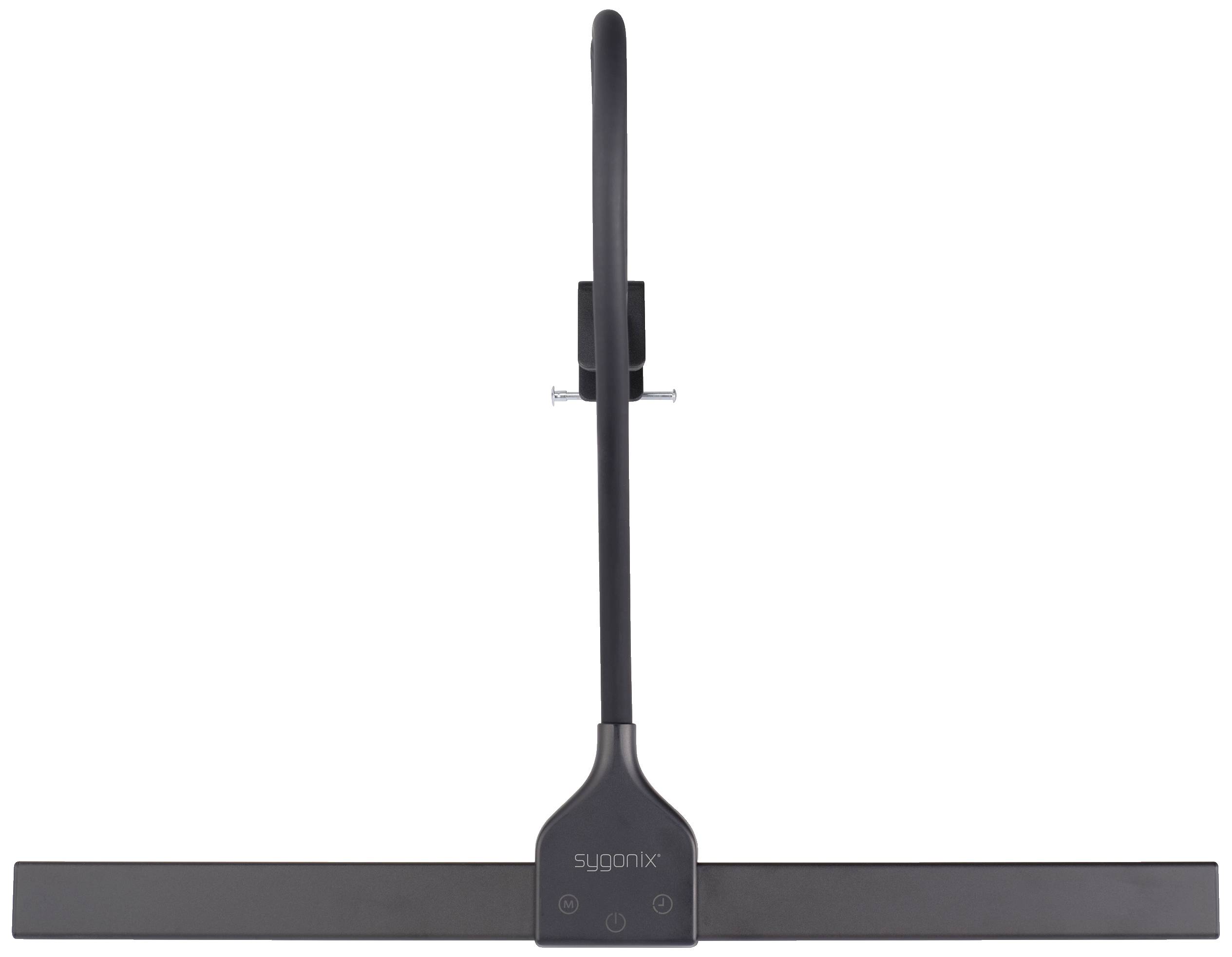 'Black window wipers with an ergonomic handle and a wide, flexible rubber blade for removing water and dirt from glass surfaces.'