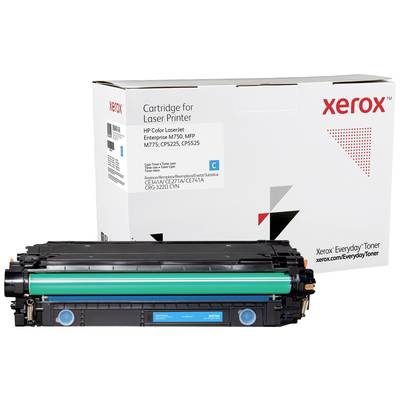 Xerox Toner replaced HP 651A/ 650A/ 307A (CE341A/CE271A/CE741A) Compatible  Cyan 16000 Sides Everyday 006R04148
