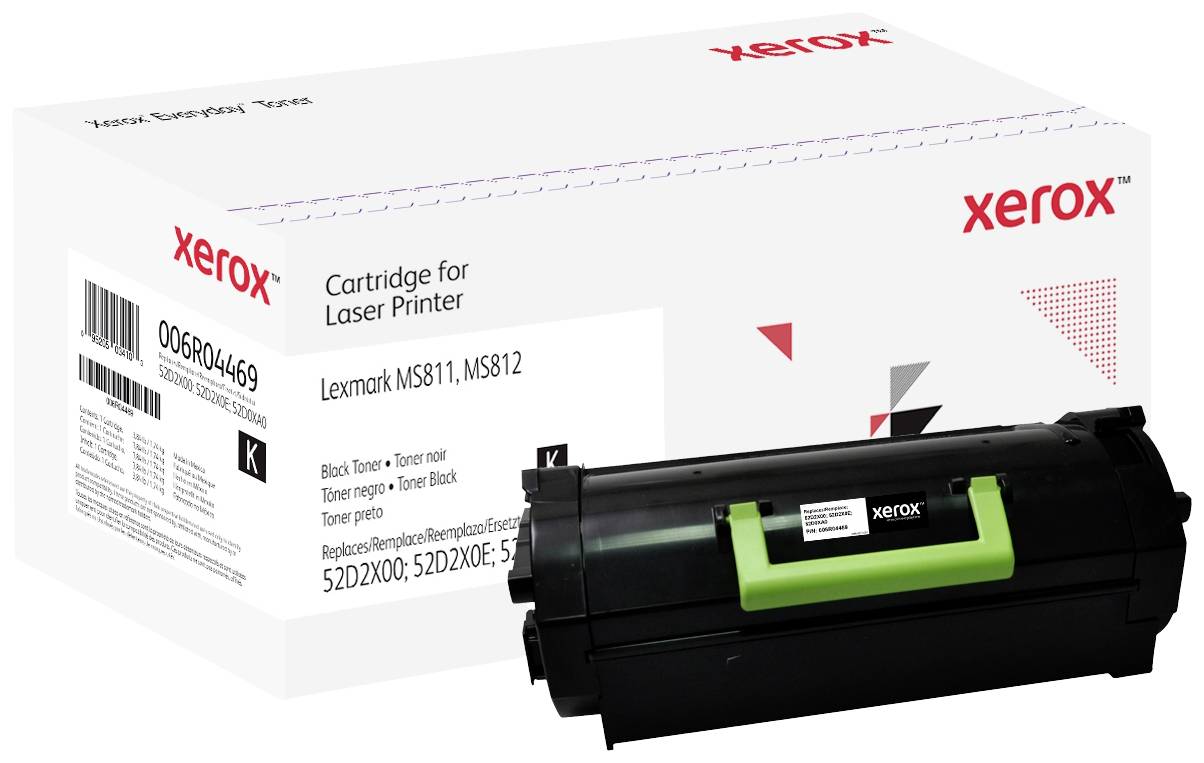 Xerox Toner replaced Lexmark 52D2X00, 52D2X0E, 52D0XA0 Compatible Black 45000 Sides Everyday 006 R 04469-0