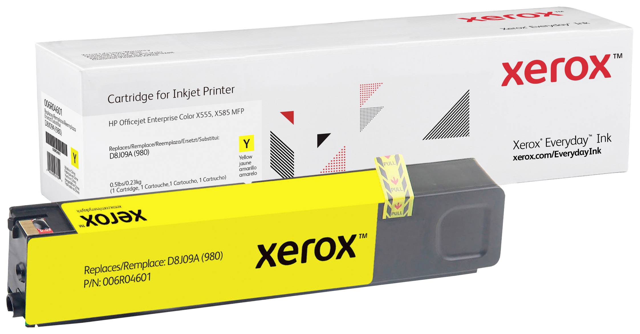 Xerox everyday toner single replaced hp 980 d8j09a yellow 6600 sides