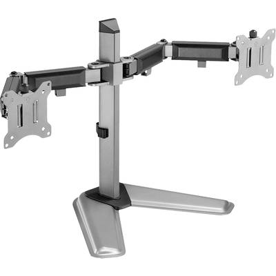 My Wall HL 56-2 L 2x Monitor base 43,2 cm (17") - 81,3 cm (32") Silver Height-adjustable, Rotatable