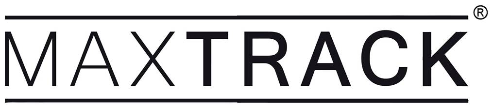 Word mark 'MAXTRACK' in large, black letters on a white background.