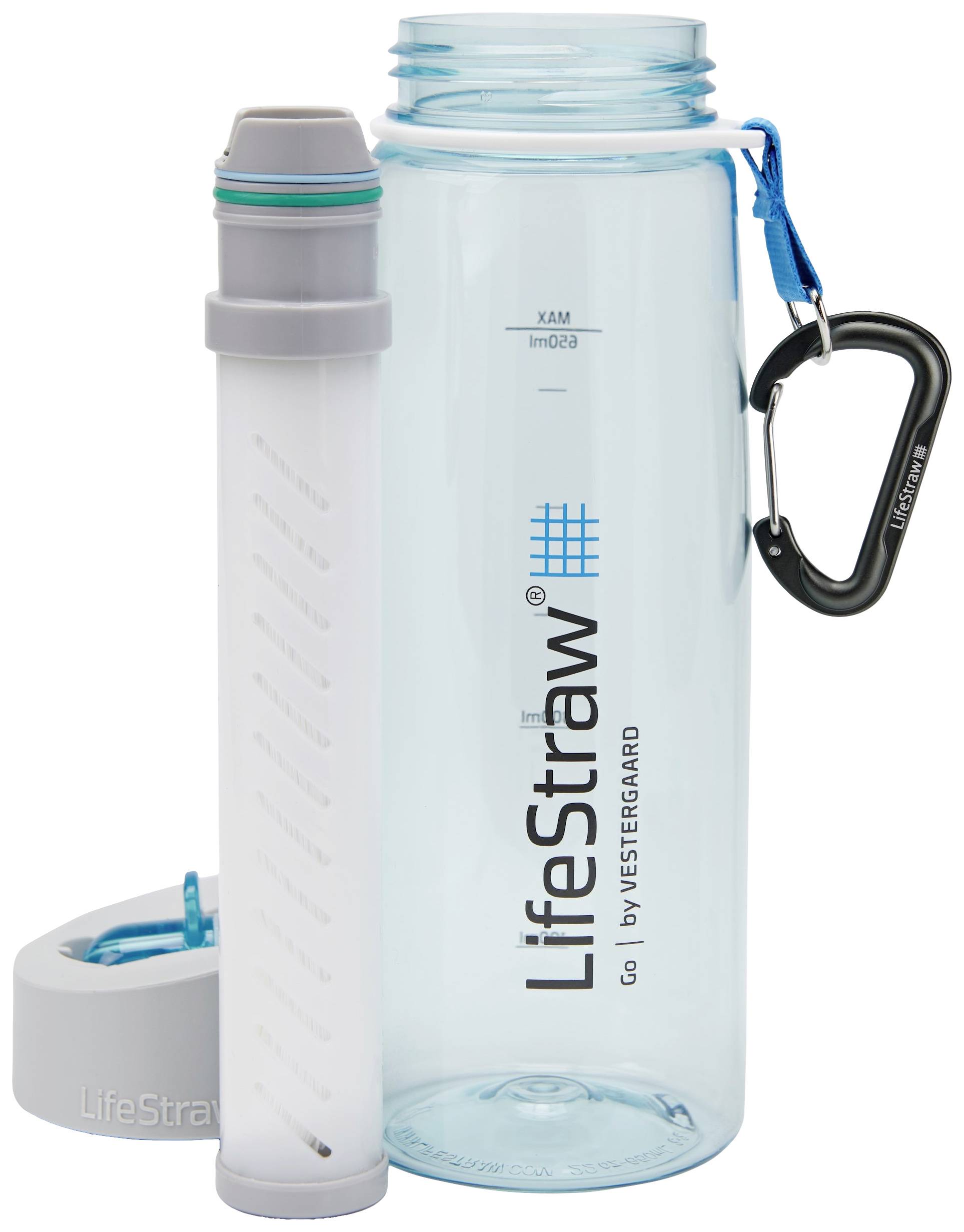 LifeStraw Drinks bottle 0.7 l Plastic 006-6002139 2-Stage light blue ...