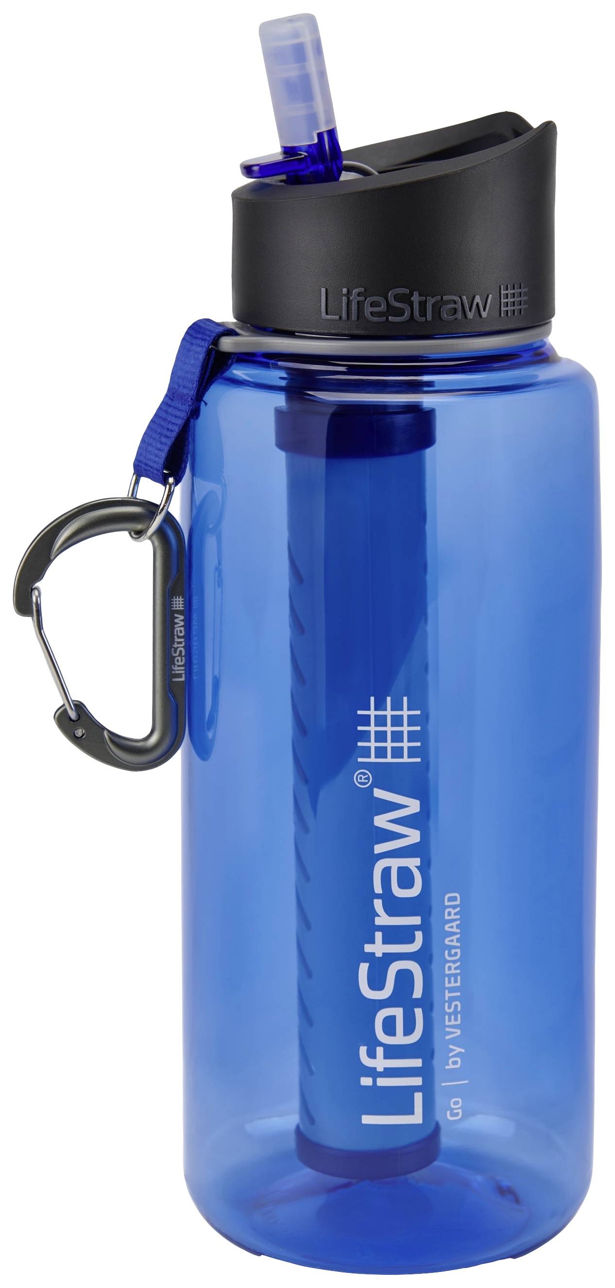 LifeStraw Drinks bottle 1 l Plastic 006-6002147 2-Stage blue | Conrad.com