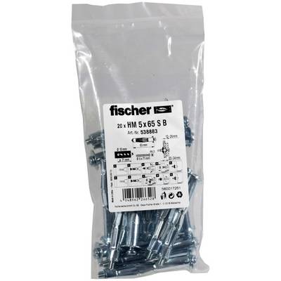 Fischer 538883 5x65 S B Cavity plug 71 mm 20 pc(s)