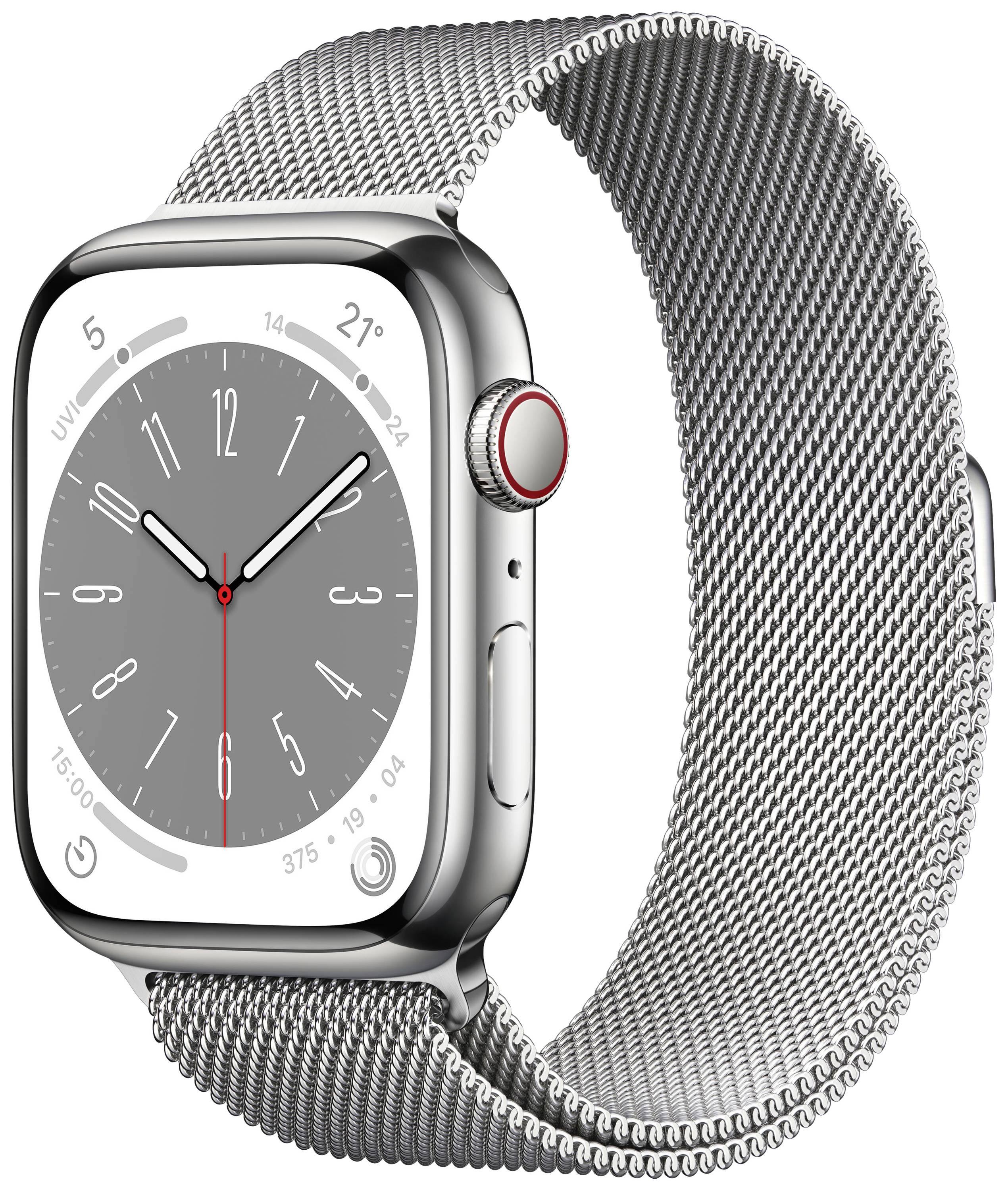 Apple Watch Series 8 GPS + Cellular 45 mm Stainless steel Silver