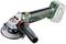 Bosch angle grinder with an ergonomic handle and a grinding disc. Ideal for cutting and grinding.