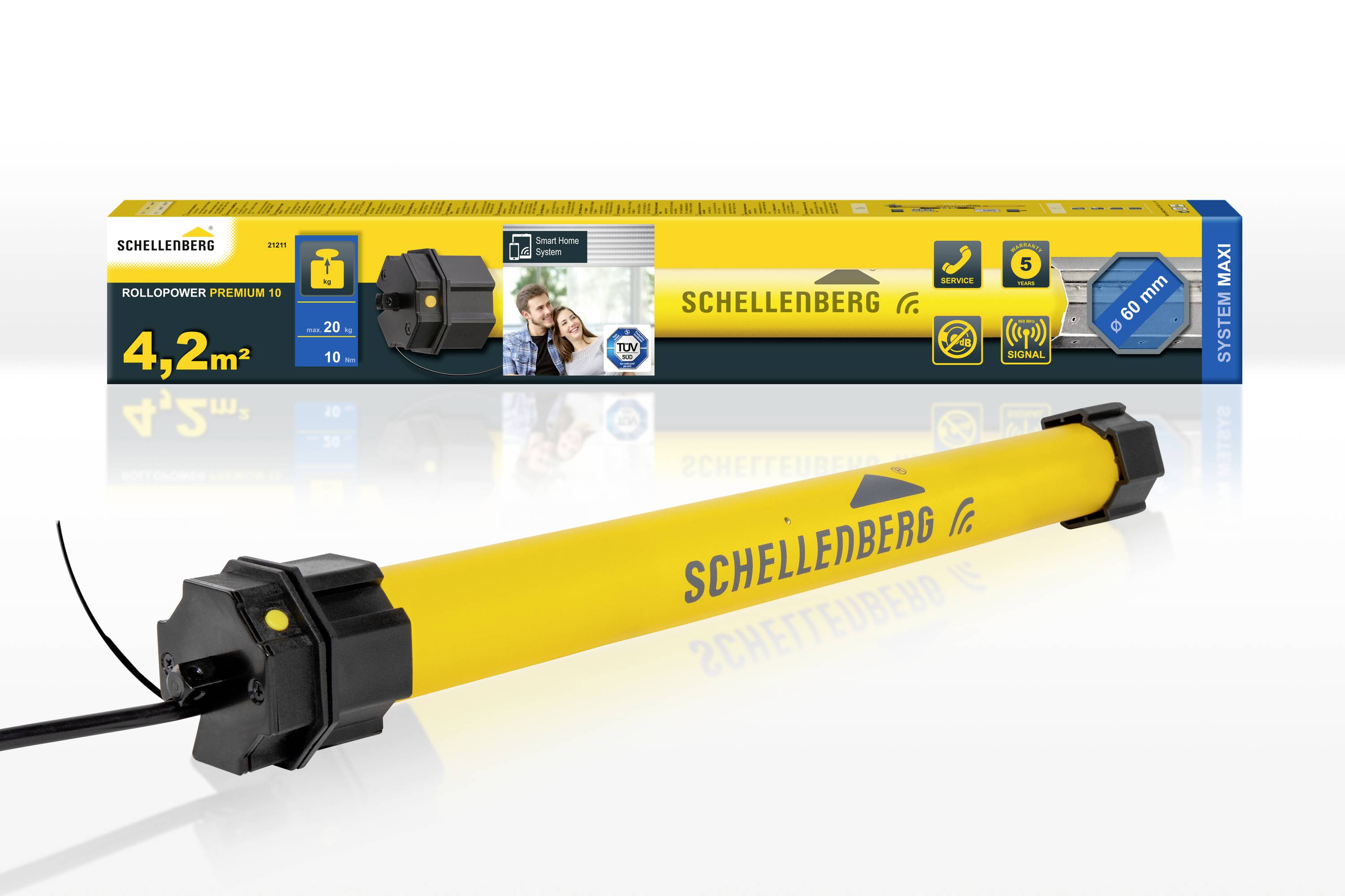 21211 Schellenberg SmartHome Tubular motor-2