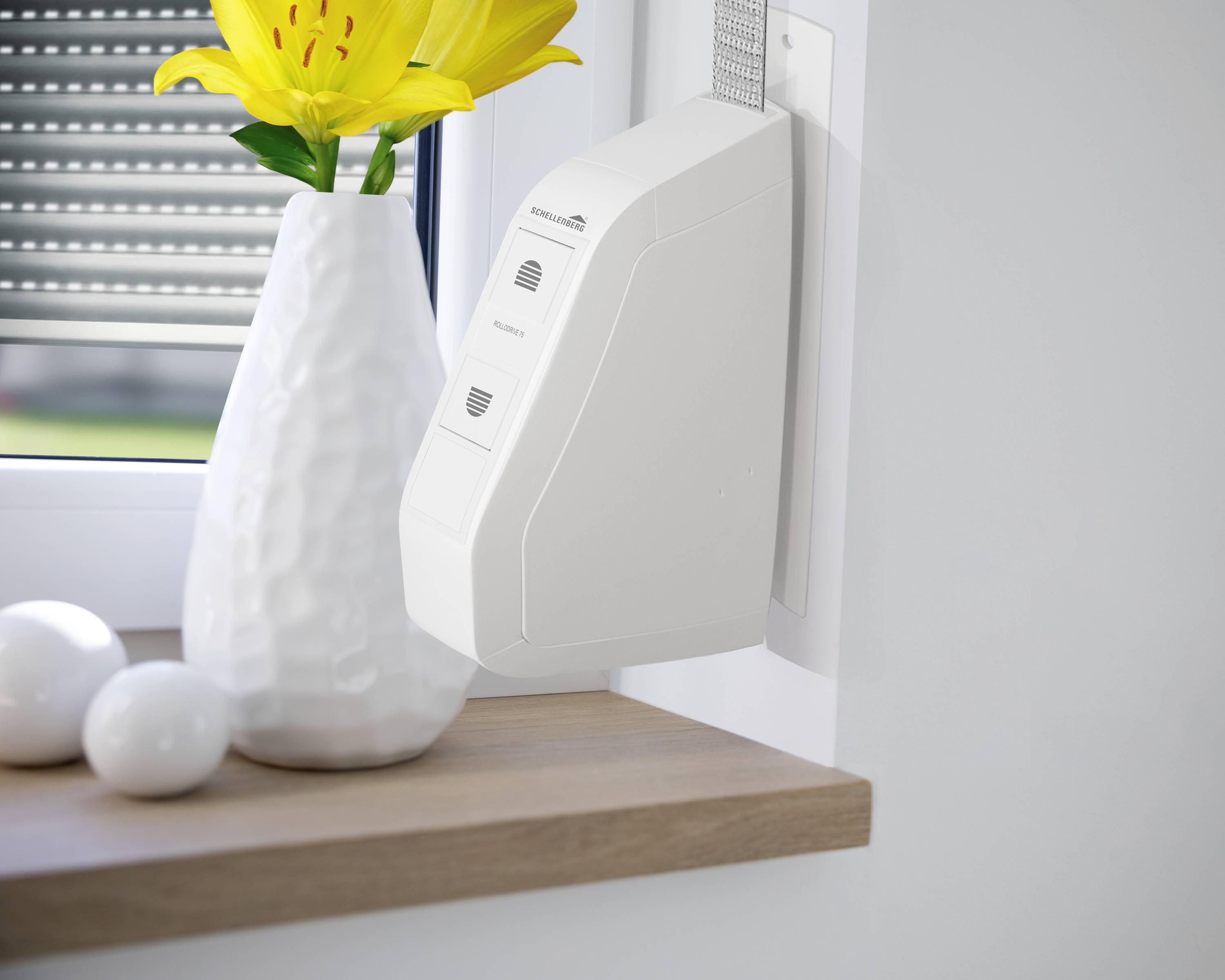 Schellenberg 22575 RD75 STANDARD Electric belt winder 14 mm Tensile force (max.) 30 kg Structure-1