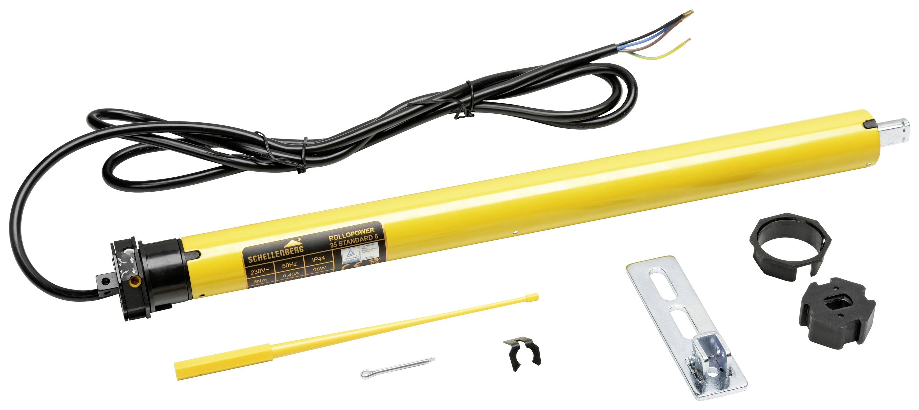 Image of Schellenberg Mini STANDARD 6Nm 20107 Tubular motor 40 mm 15 kg 98 W 6 Nm