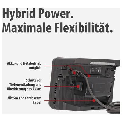 Brennenstuhl Multiple battery 10050 MH Cordless industrial light EEC E (A - G) 100 W 12500 lm Daylight white 1173700001-3