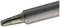 Metal soldering iron tip with a rounded end, suitable for precise soldering.