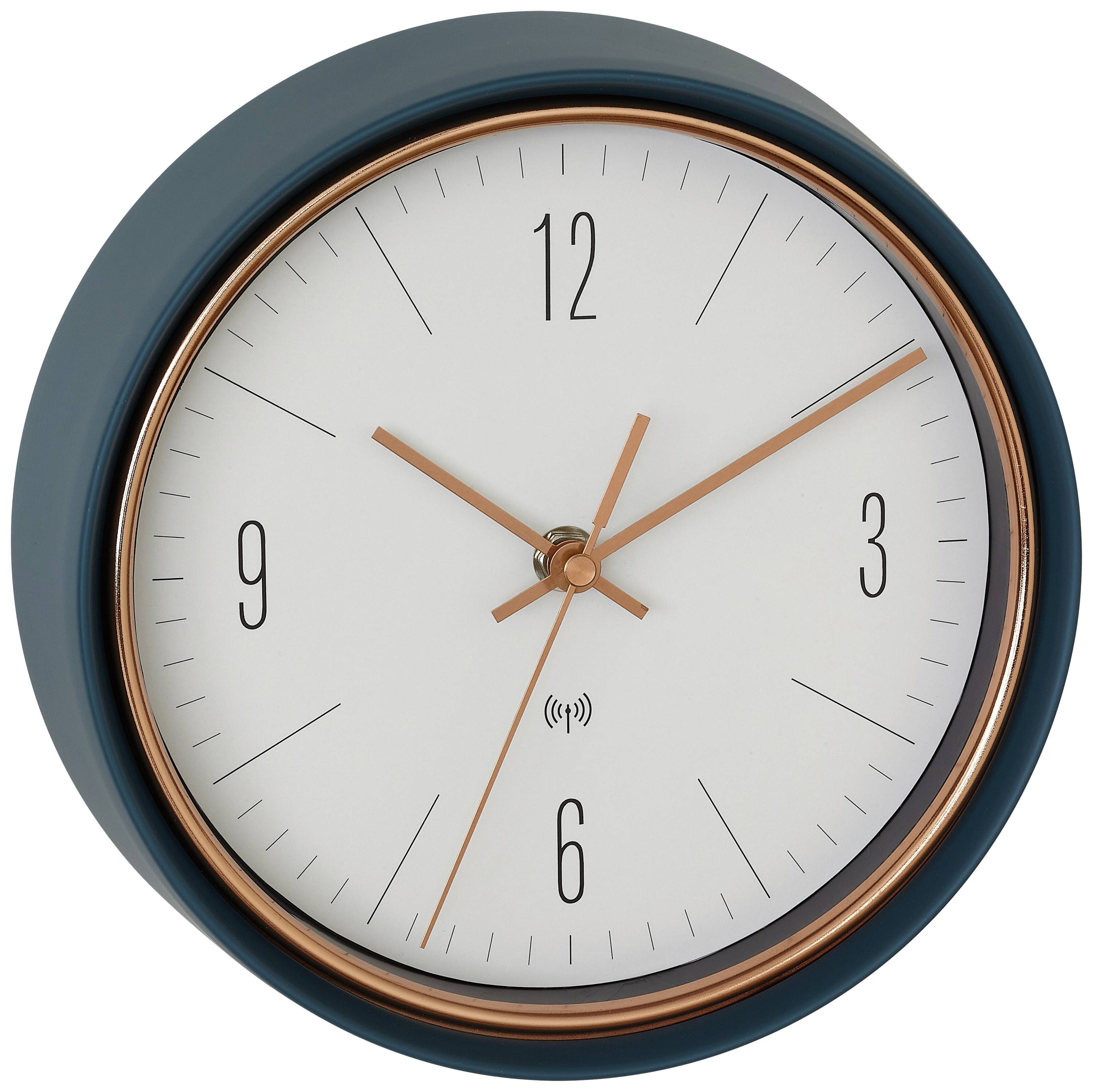 Image of TFA Dostmann 60.3547.20 Radio Wall clock 22.3 cm x 7 cm Petrol, Green